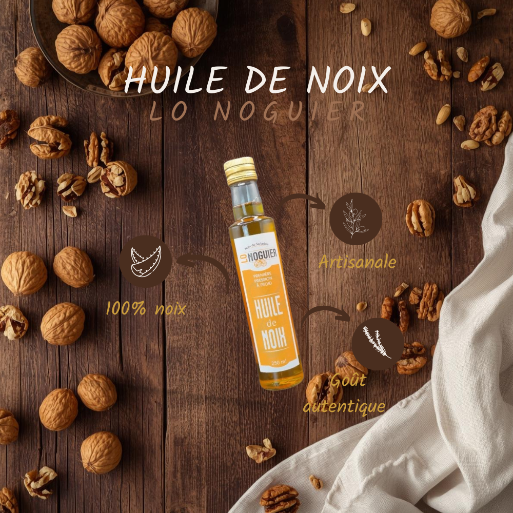 đ° Pack de 3 bouteilles - Huile de noix 25 cl
